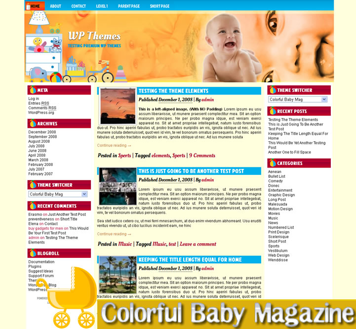 Colorful Baby Mag