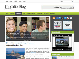 EducationalBlog Free WP Blog Template –