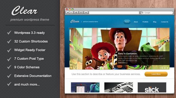 Clear WordPress Theme