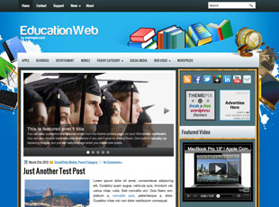 EducationWeb Free WP Blog Template –