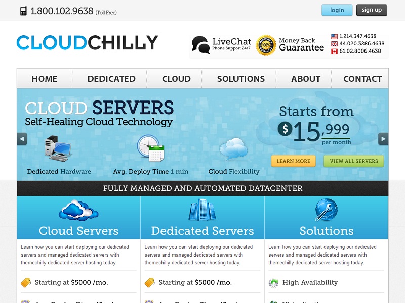 CloudChilly – Premium WordPress Theme for Hosters