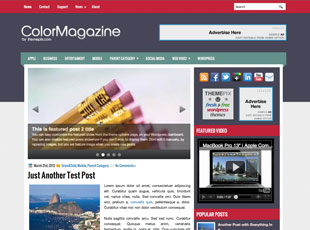 ColorMagazine Free WP Blog Template –