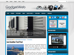GadgetWeb Free WP Blog Template –