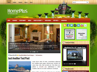HomePlus Free WP Blog Template –
