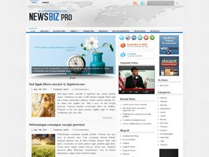 Free WordPress Theme – Newsbiz