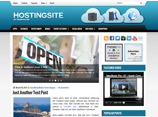HostingSite Free WP Blog Template –