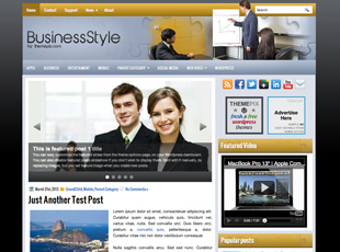 BusinessStyle Free WP Blog Template –