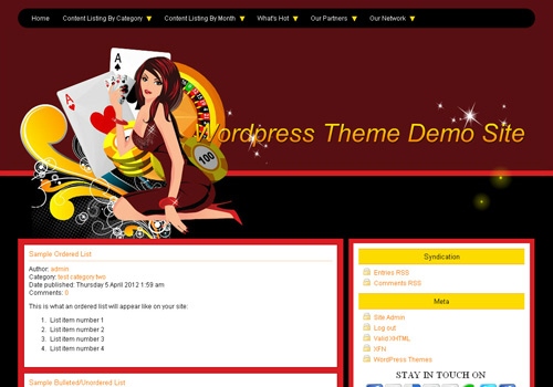 Online Casino Template 960