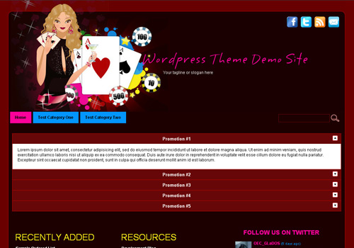 Online Casino Template 961
