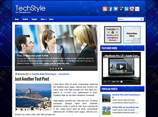 TechStyle Free WP Blog Template –