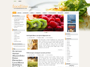 Free WordPress Theme – Foodline