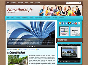 EducationalStyle Free WP Blog Template –