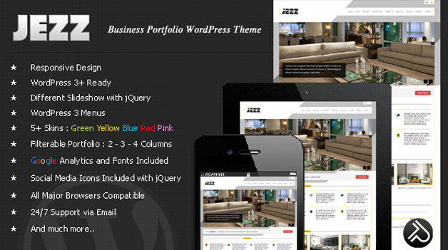 Jezz Business WP Theme