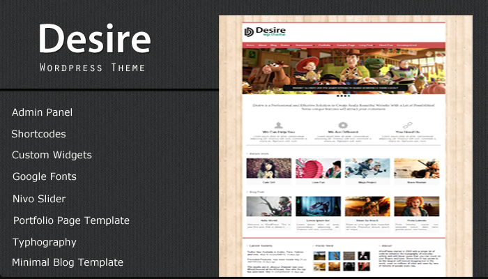 Desire Portfolio WPTheme