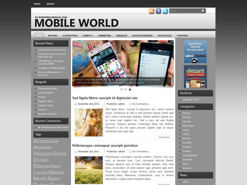 Free WordPress Theme – MobileWorld