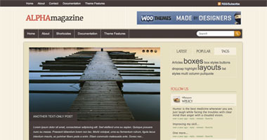 Alpha-Magazine WordPress Theme