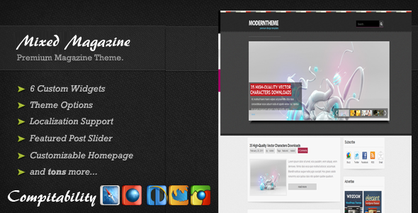 Mixed Magazine WordPress Theme