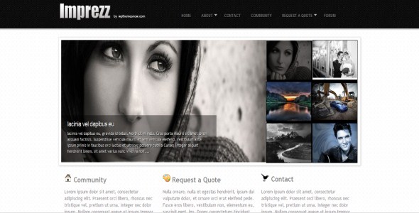 Imprezz Portfolio WordPress Theme