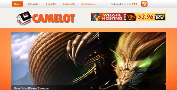 Camelot Free Portfolio WordPress Theme