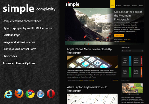 Simple Complexity WordPress Theme