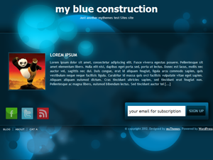 my blue construction