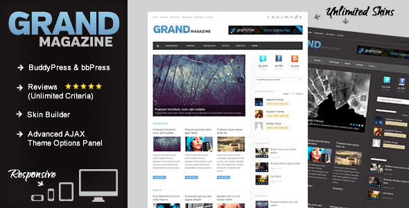 GrandMag – Premium Responsive WP Magazine Theme