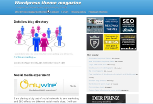 webmagazine WP Free Thene