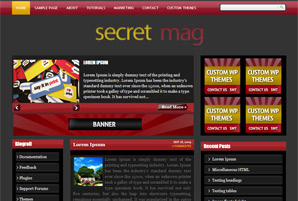 Secret Mag Free WordPress Theme