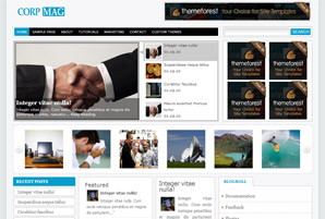 Corp Mag Free Business Theme