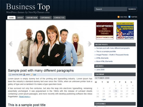 Business Top Free WordPress Theme
