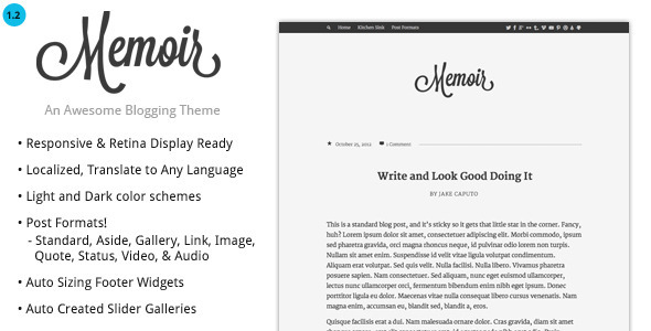 Memoir By Themeforest