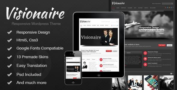 Visionaire – Responsive