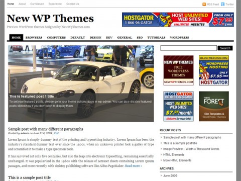 News Story WordPress Theme