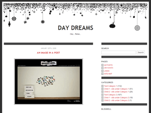 Daydreams free theme