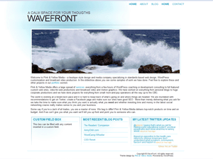 WaveFront  free theme