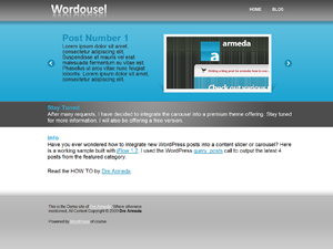 Wordousel Lite free theme