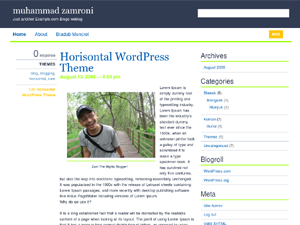 Horisontal free theme