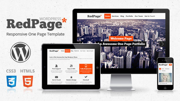 Red Page Responsive