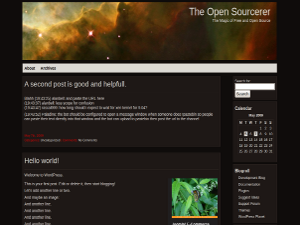 Open Sourcerer free theme
