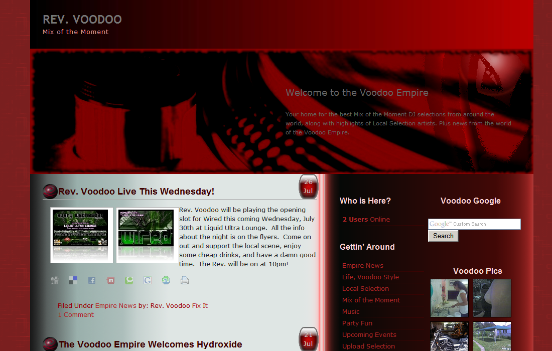 Voodoo Empire 2 free theme