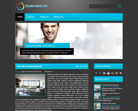 BusinessOn Free WP Theme