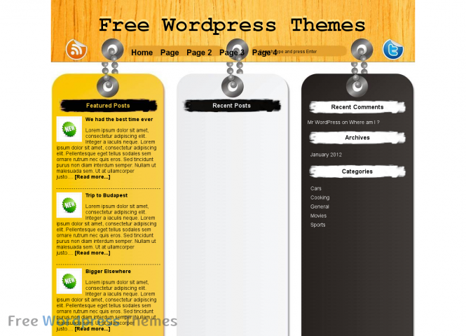 Labelled Free WordPress Theme