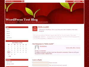 Red Delicious free theme