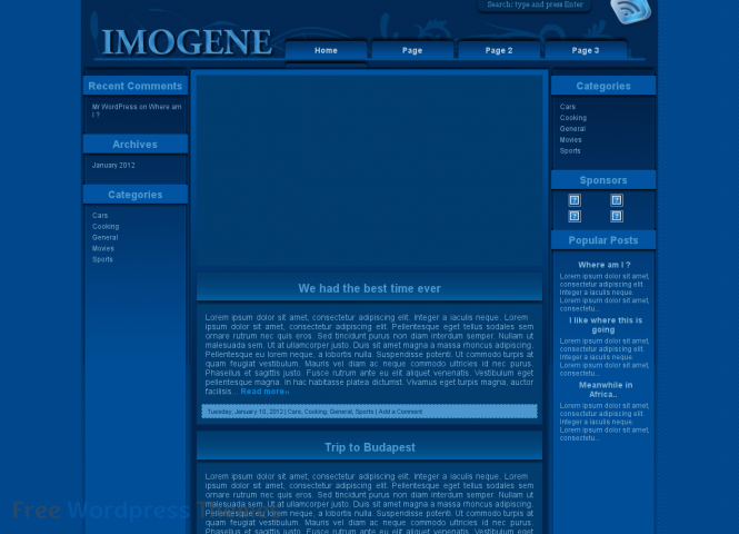 Imogene WordPress Theme