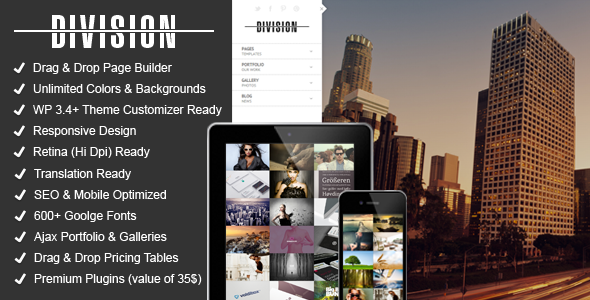 Division Portfolio Photography Theme