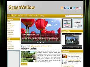 GreenYellow Free WordPress Theme